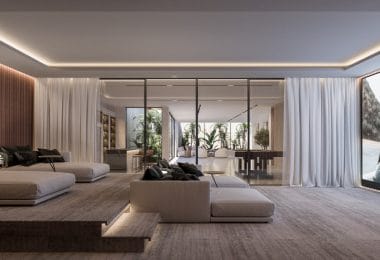 Ostateczny rozwój pięciu luksusowych willi w forum Camojan w pobliżu Golden Milea Marbella