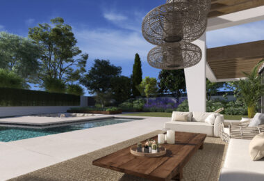 Three unique villas built on one level