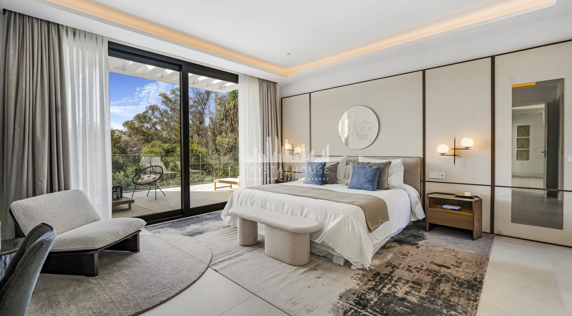 Exclusive six bedroom, south facing villa in the prestigious gated community, Villas Del Marquez on Marbella's Golden Mile
