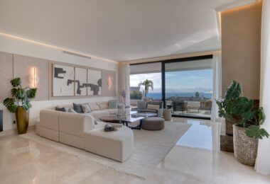 Exceptional four bedroom, south facing luxurious property in the prestigious La Reserva De Sierra Blanca, Marbella - with stunning sea views