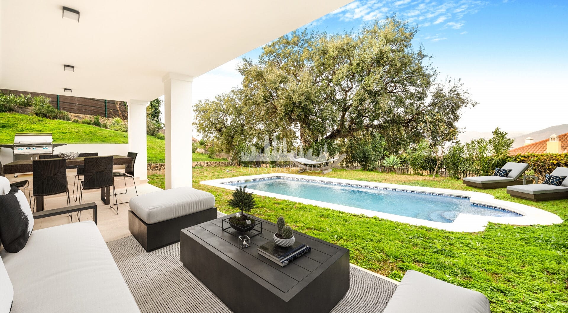 Fantastic three bedroom semi detached villa in a gated community of Monte Elviria, La Mairena