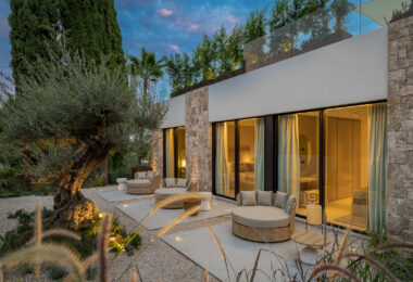 Modern luxury villa with breathtaking views