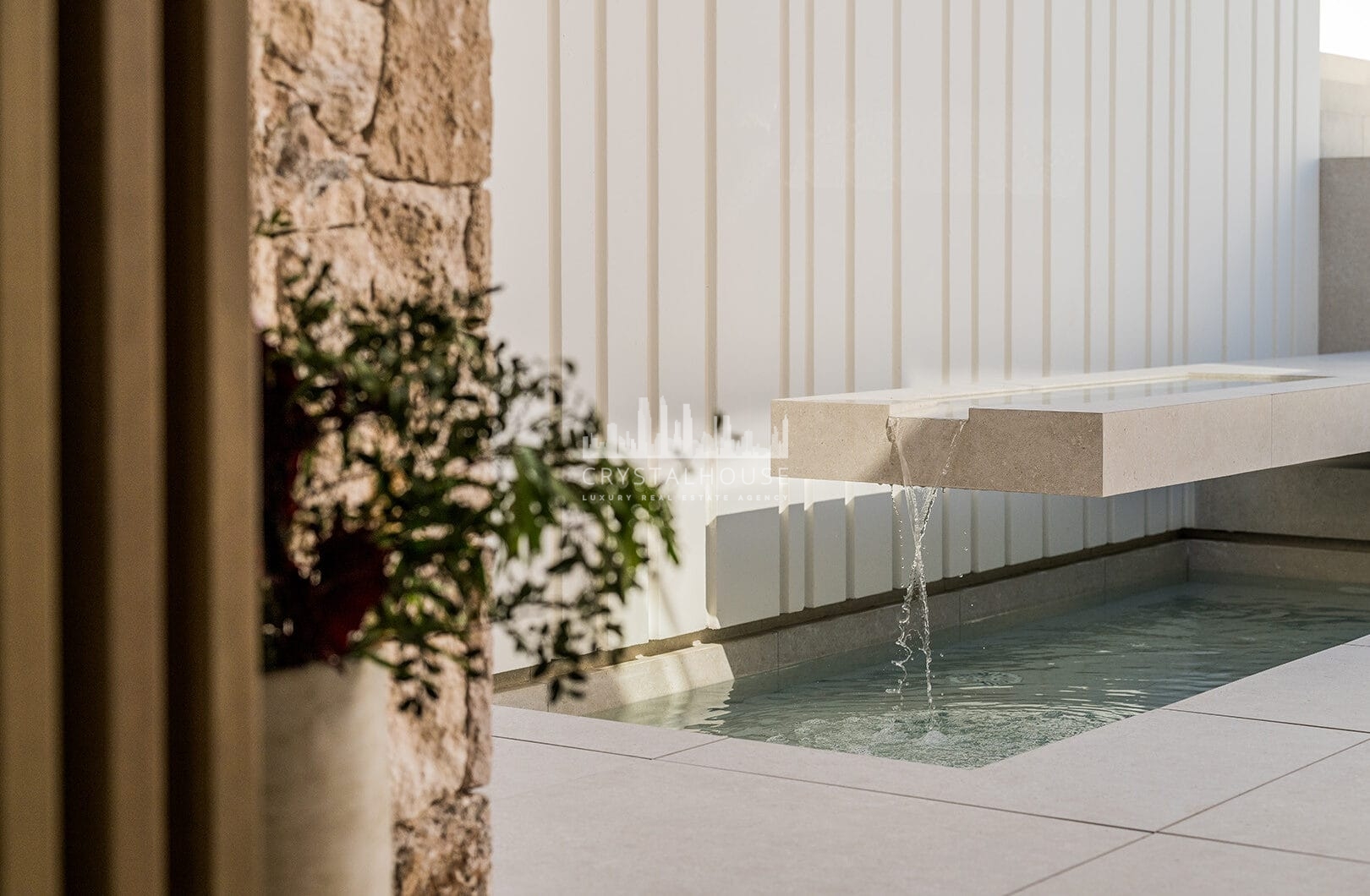 Modern luxury villa with breathtaking views