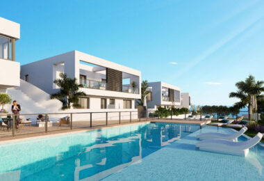 Alya Mijas, contemporary semidetached houses with sea views in Mijas Costa.
