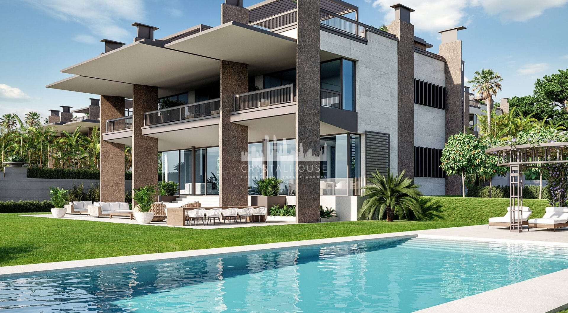 One of the most luxurious new developments being built within walking distance from the famous port of Puerto Banus in Marbella.