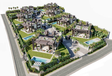One of the most luxurious new developments being built within walking distance from the famous port of Puerto Banus in Marbella.