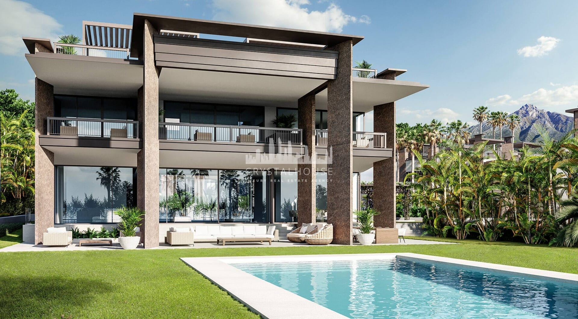 One of the most luxurious new developments being built within walking distance from the famous port of Puerto Banus in Marbella.