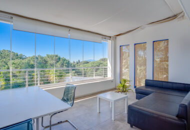 Unique eight bedroom south facing villa, in a tranquil area of Elviria, Marbella boasting sea views