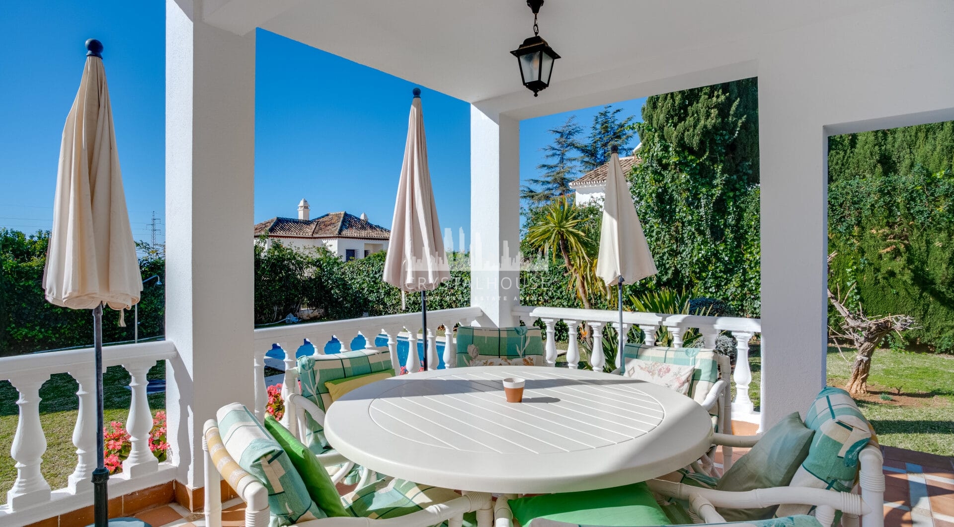 Spacious south facing six-bedroom villa in Marbella, with sea views