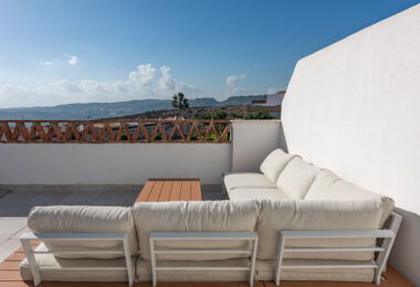 Completed in 2021, this beautiful 2 bedroom, 2 bathroom penthouse is fully furnished and ready to move int