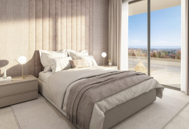 Fantastic complex of 3 and 4 bedroom apartments with panoramic sea views over the Golf Valley