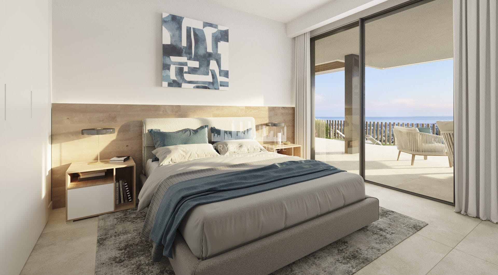 Fantastic complex of 3 and 4 bedroom apartments with panoramic sea views over the Golf Valley