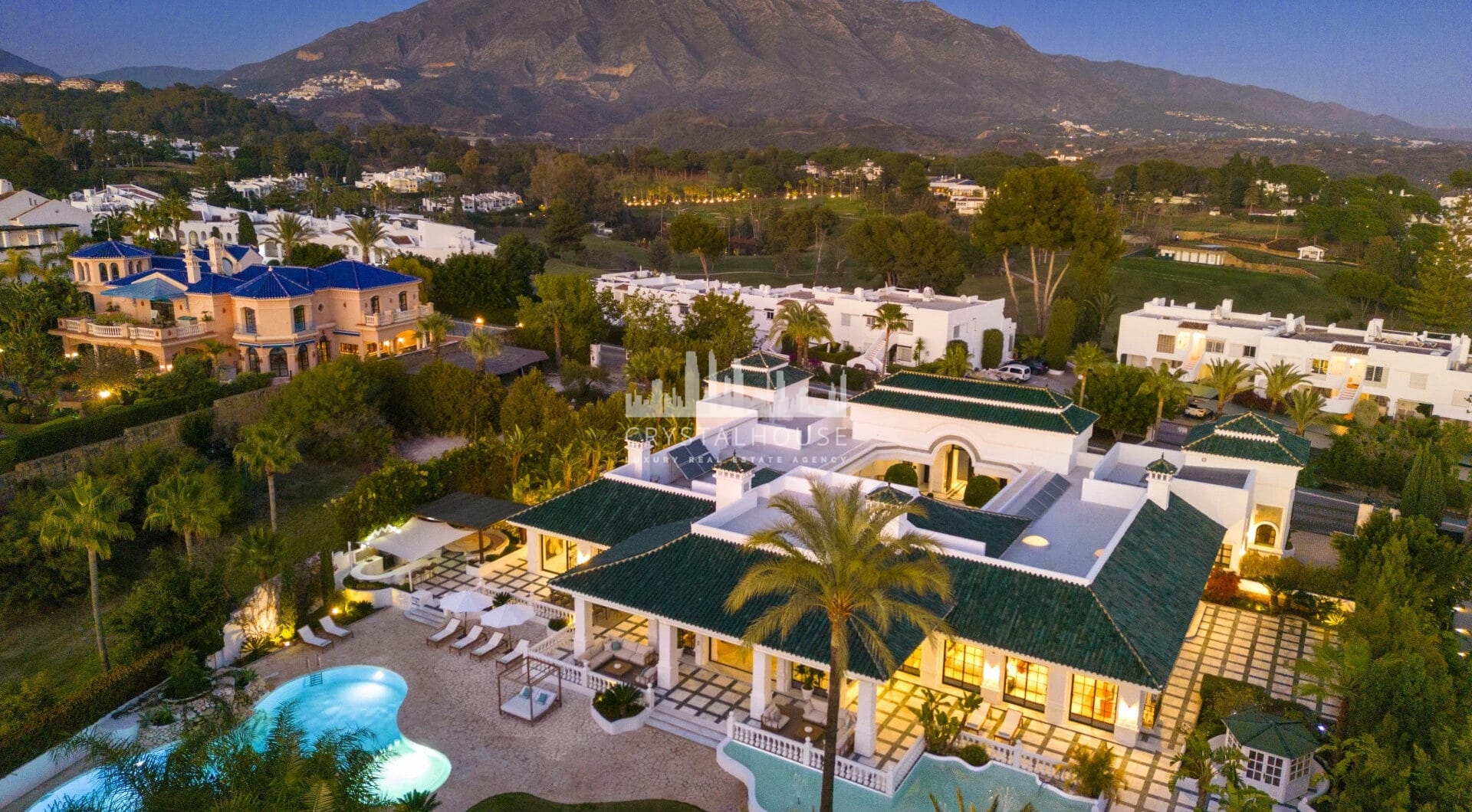 Alhambra Palace Palatial Estate with Moorish-Inspired Architecture &amp; Refurbished Interiors