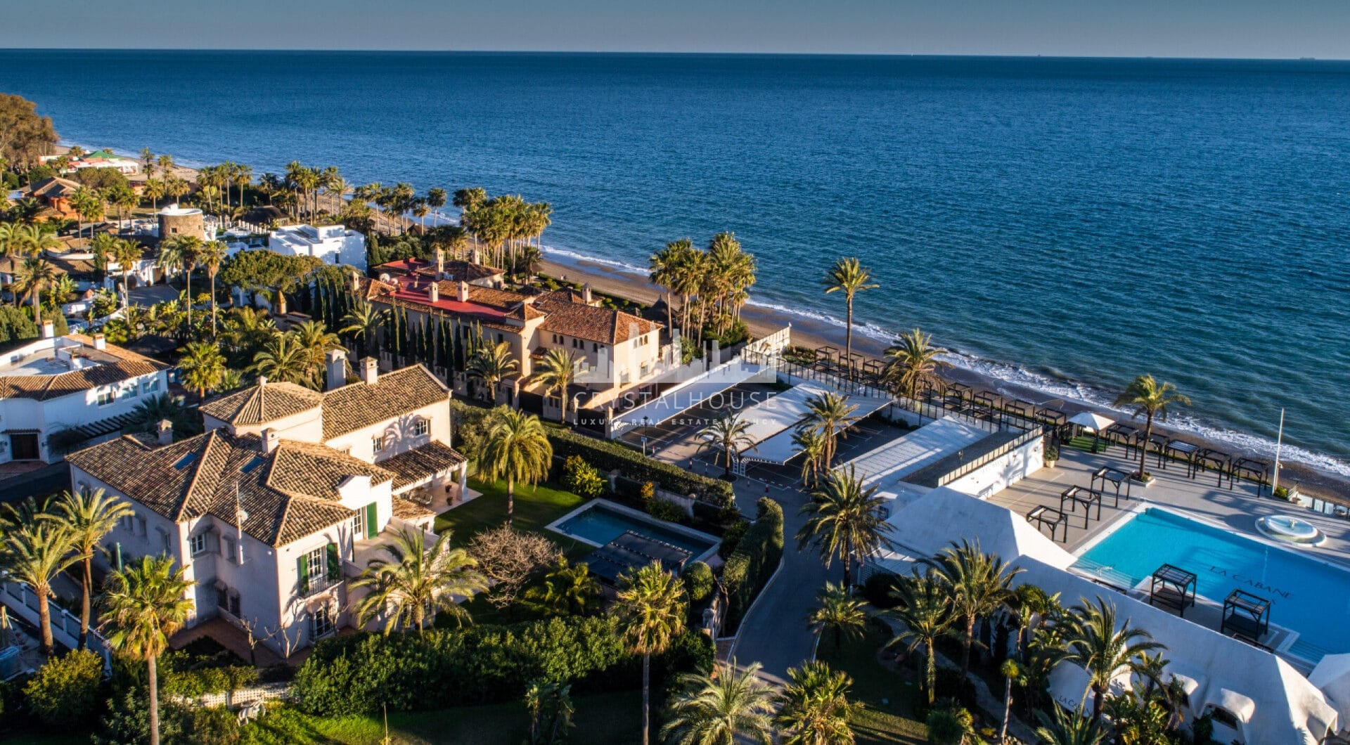 CASA DE JABALI Prime Frontline Beach Estate in Los Monteros