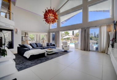 Stunning five-bedroom villa in the exclusive Golf Valley of Nueva Andalucia, Marbella