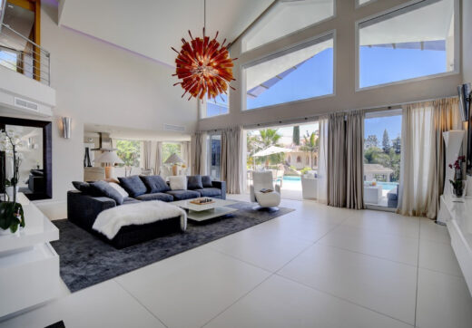 Stunning five-bedroom villa in the exclusive Golf Valley of Nueva Andalucia, Marbella