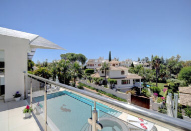 Stunning five-bedroom villa in the exclusive Golf Valley of Nueva Andalucia, Marbella