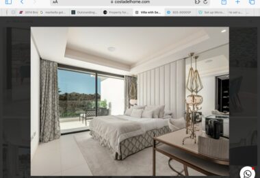 Villa with sea views Marbella golf country club