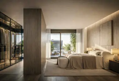 Modern fitness and wellness area at Isla Bela, an exclusive residential complex in Nueva Andalucía, Marbella