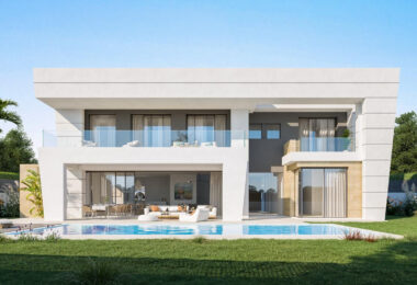 Brand new six bedroom villa under construction in Rocio de Nagueles, Marbella with sea and mountain views