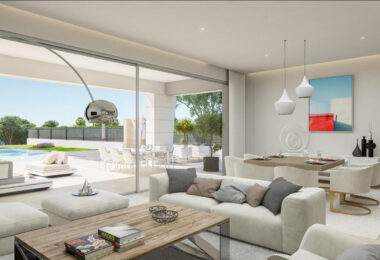 Brand new six bedroom villa under construction in Rocio de Nagueles, Marbella with sea and mountain views