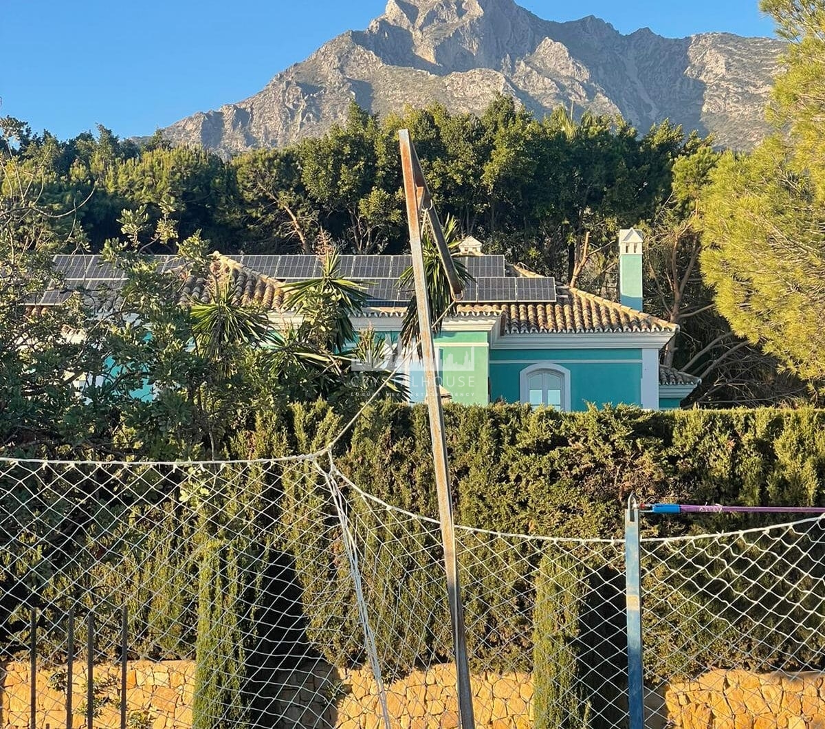 Brand new six bedroom villa under construction in Rocio de Nagueles, Marbella with sea and mountain views