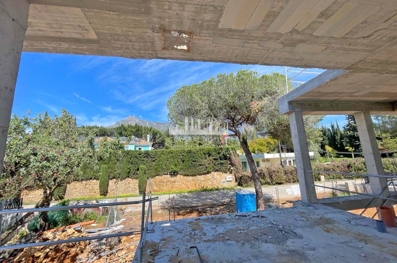 Brand new six bedroom villa under construction in Rocio de Nagueles, Marbella with sea and mountain views