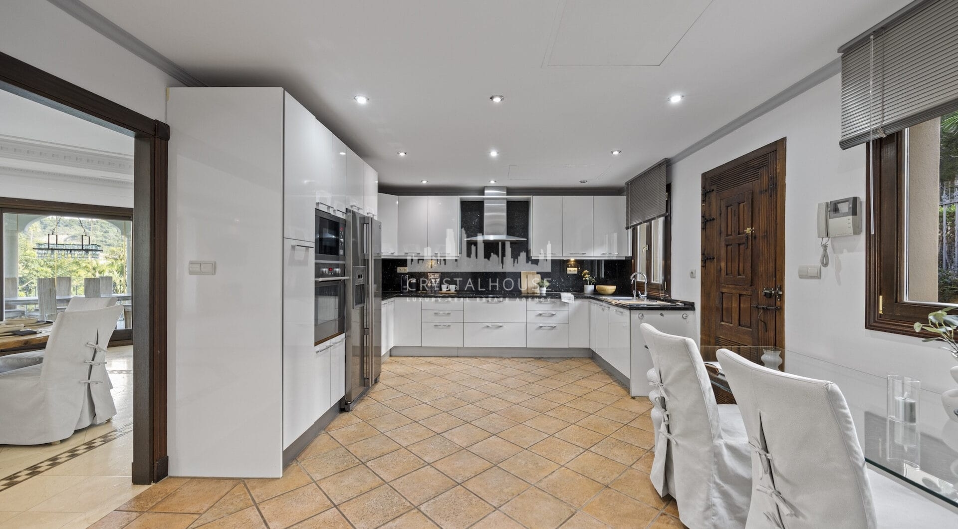 Villa with unique architecture located in the exclusive Los Arqueros development