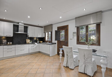 Villa with unique architecture located in the exclusive Los Arqueros development
