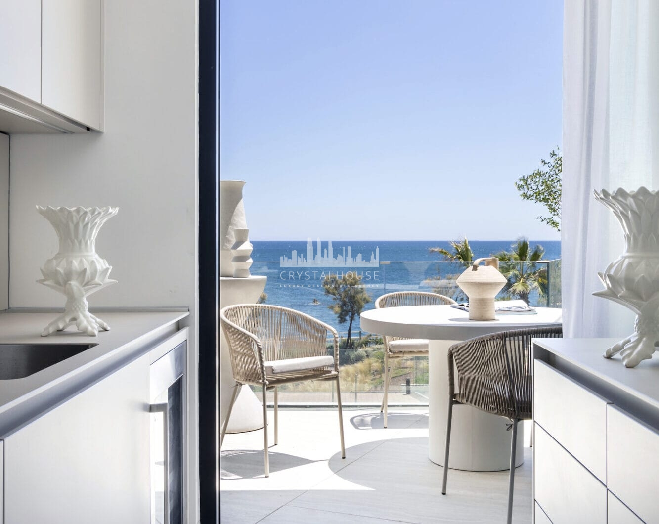 3 bedroom front line beach apartment with sea views for sale in The Sapphire, Estepona