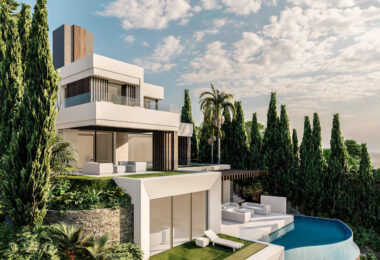 Plot and Project for contemporary villa of 1146 square metres built area in Puerto Banus´ best location