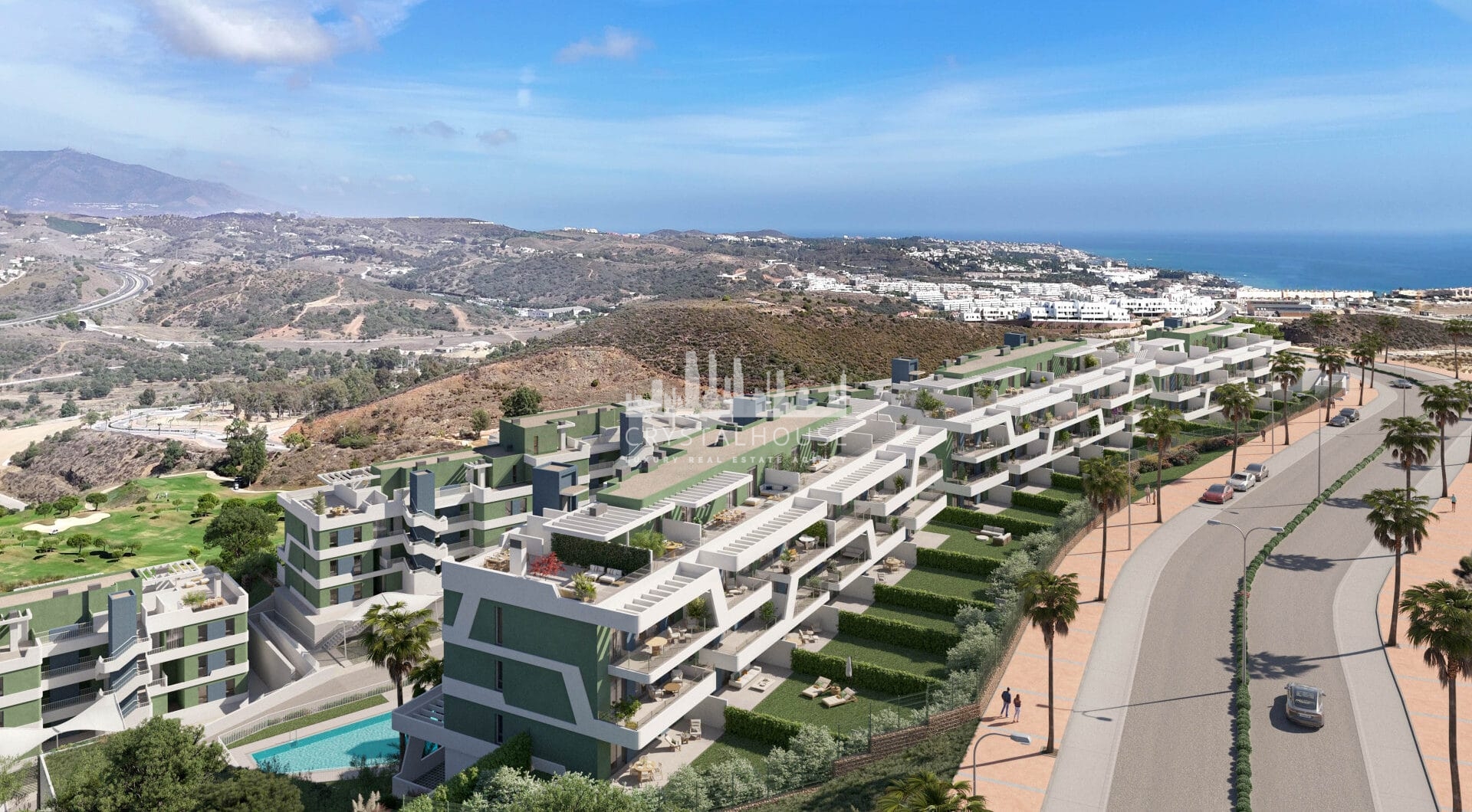 Bahía, luxury residences integrated in Nature by the golf in Mijas