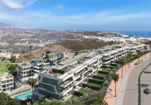 Bahía, luxury residences integrated in Nature by the golf in Mijas