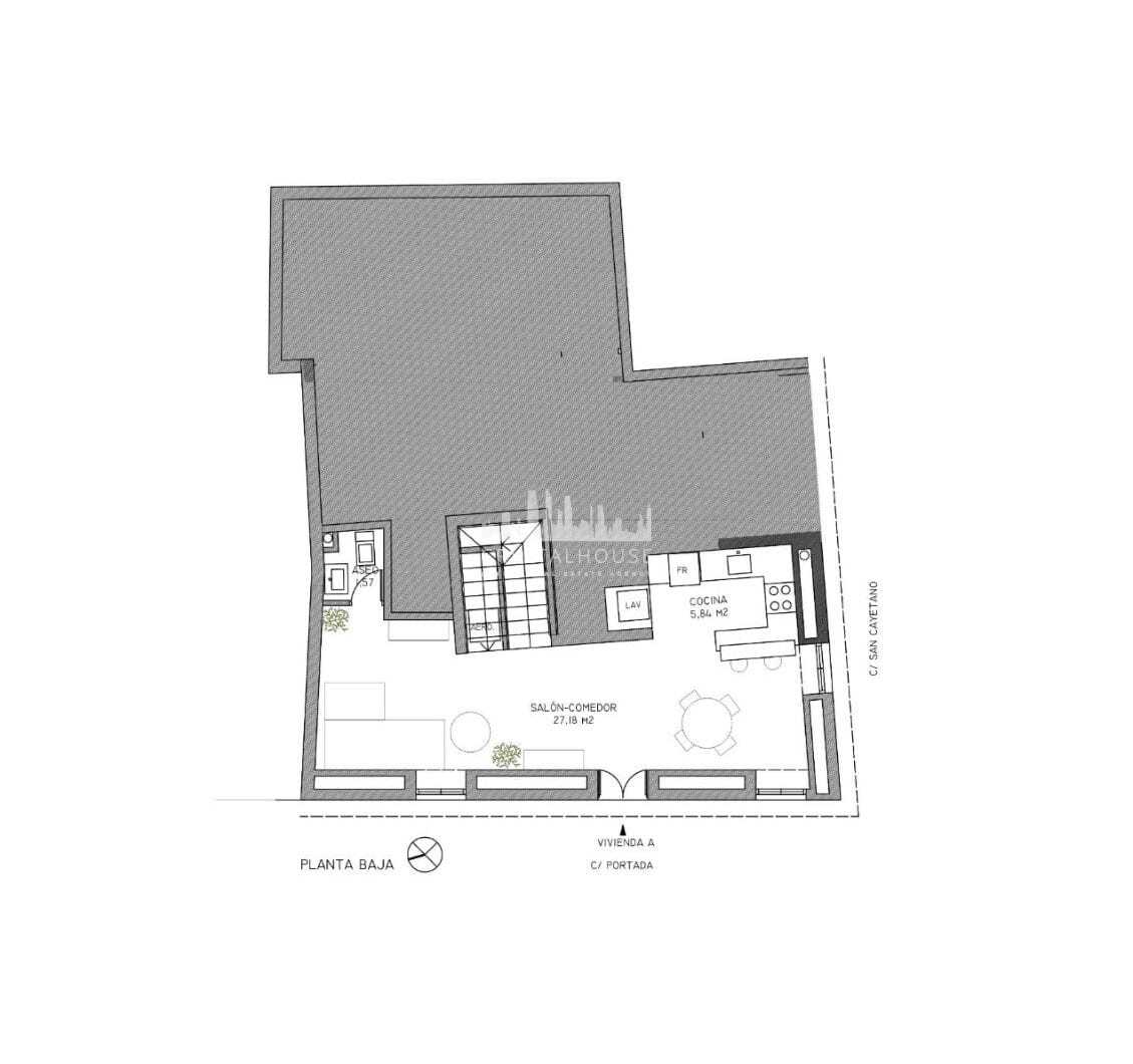 Townhouse, Old Town, with terrace
