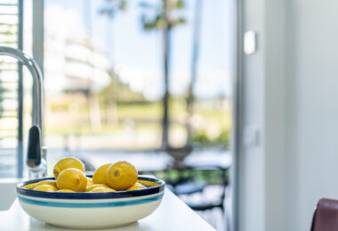 Luxurious beachfront apartment with private garden