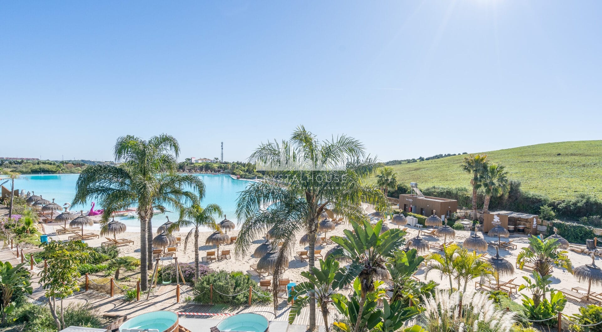Beautiful new renovated apartment with a large garden in Alcazaba Lagoon
