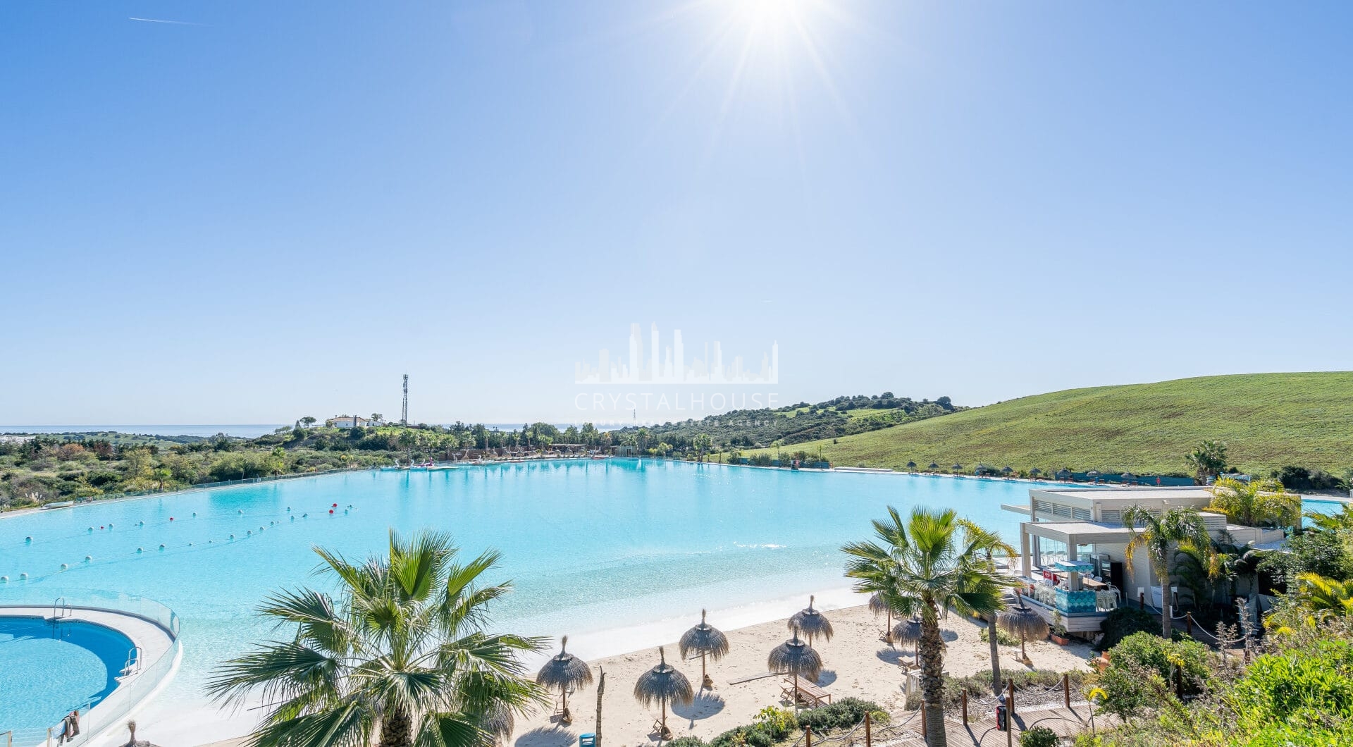 Beautiful new renovated apartment with a large garden in Alcazaba Lagoon