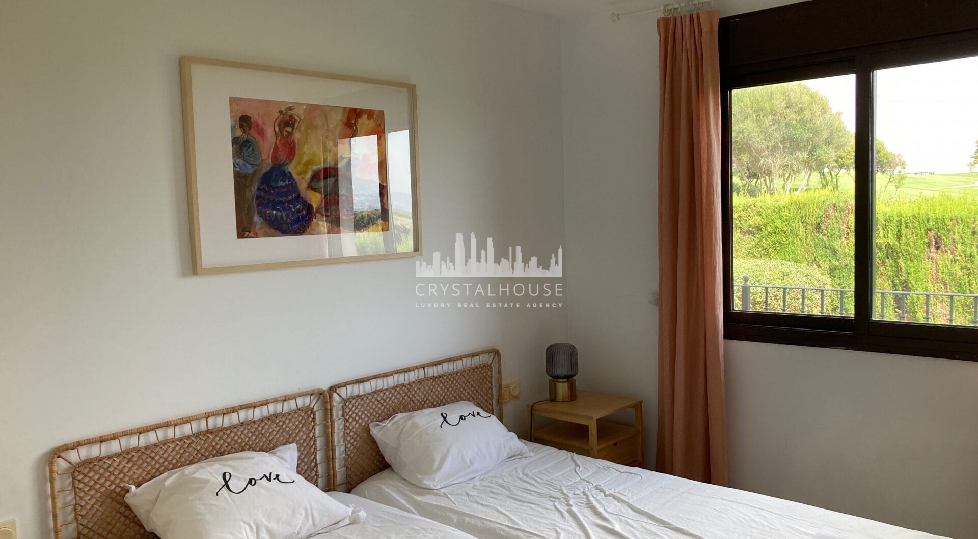Frontline golf ground-floor apartment with stunning views in La Alcaidesa, near Sotogrande, Cadiz