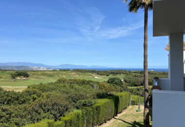 Frontline golf ground-floor apartment with stunning views in La Alcaidesa, near Sotogrande, Cadiz