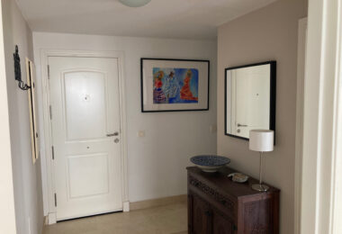 Frontline golf ground-floor apartment with stunning views in La Alcaidesa, near Sotogrande, Cadiz