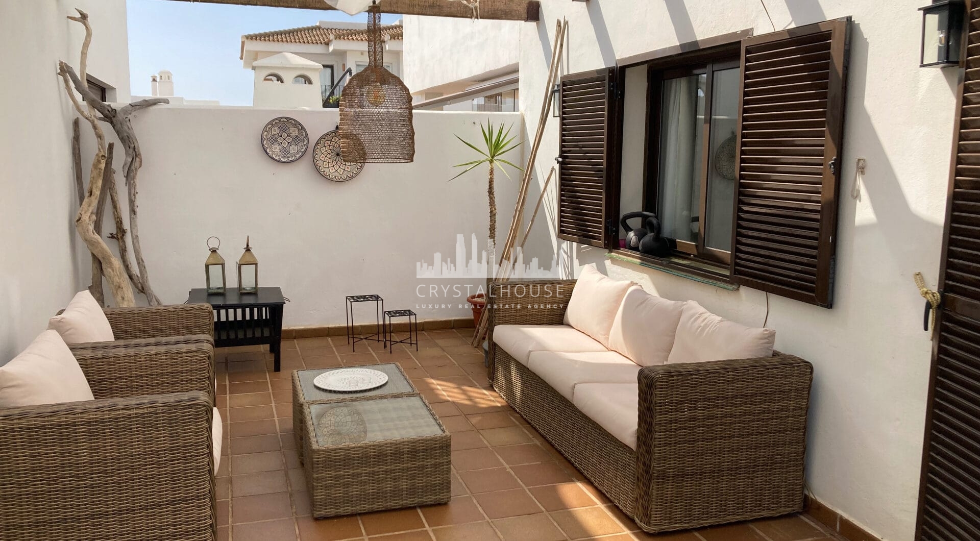 Frontline golf ground-floor apartment with stunning views in La Alcaidesa, near Sotogrande, Cadiz