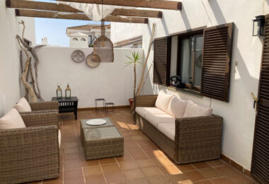 Frontline golf ground-floor apartment with stunning views in La Alcaidesa, near Sotogrande, Cadiz