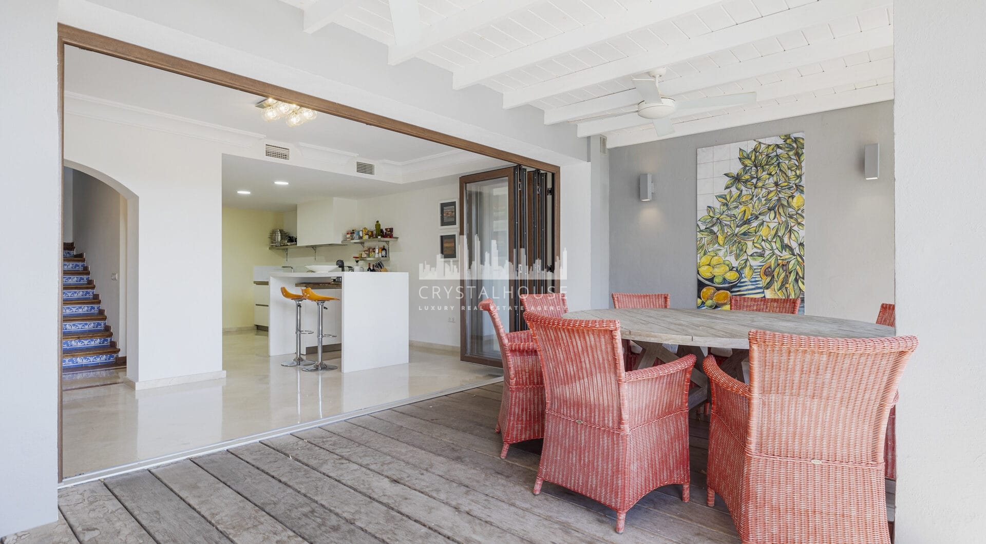 Spacious semi-detached house with pool and southwest views in Marbella premium area