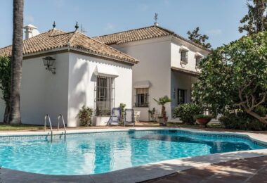 Colonial style villa in the area of San Pedro beach.