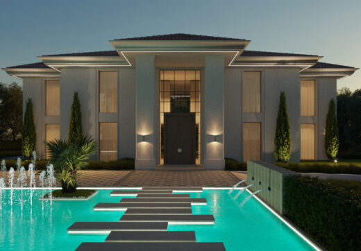 New project, 5 bedroom frontline golf villa in La Alqueria Golf