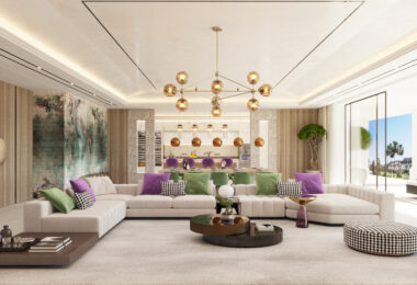 New project, 5 bedroom frontline golf villa in La Alqueria Golf