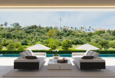 New project, 5 bedroom frontline golf villa in La Alqueria Golf