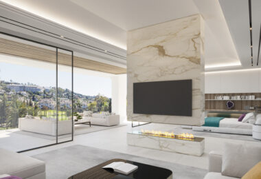 New project, 5 bedroom frontline golf villa in La Alqueria Golf