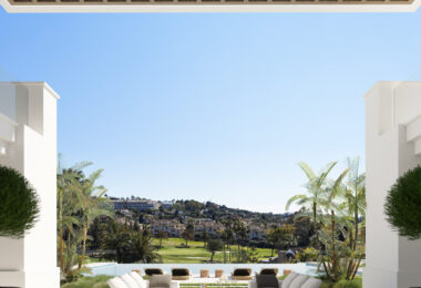 Brand new projects of a modern / contemporary villa in Los Flamingos Golf