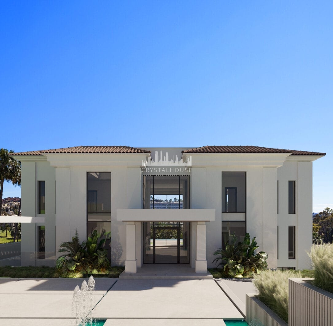 Brand new projects of a modern / contemporary villa in Los Flamingos Golf